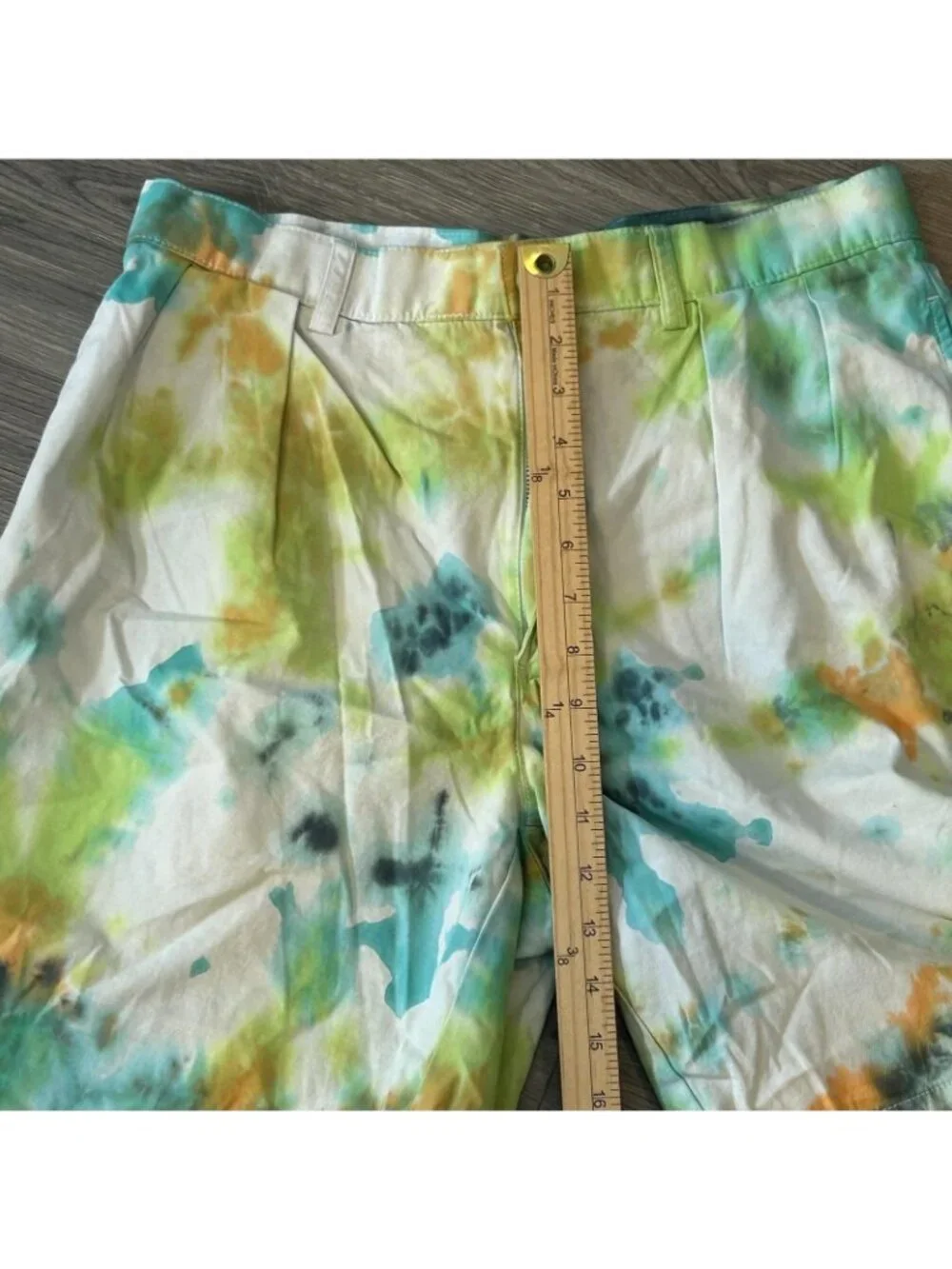 Polo Ralph Lauren Tyler Shorts Mens 32 Fits 30 Multicolor Tie Dye Chino Pony 8.5